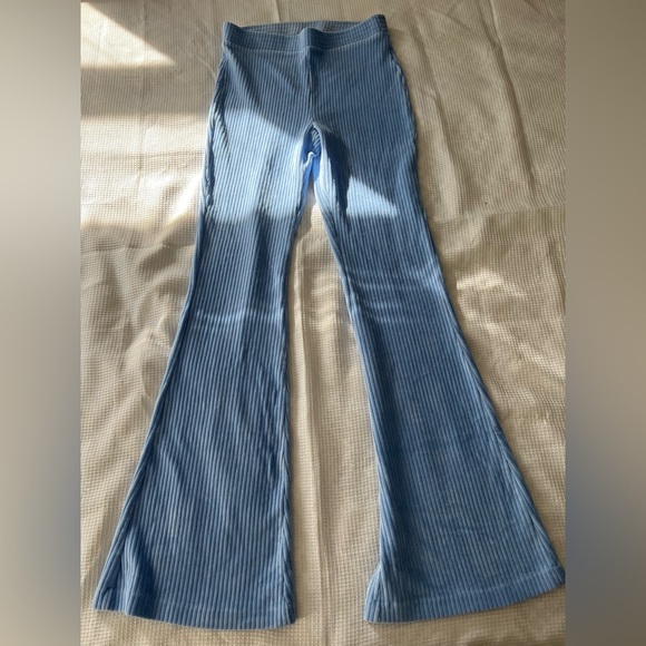 aerie Pants - Aerie Sky Blue Flare Pants